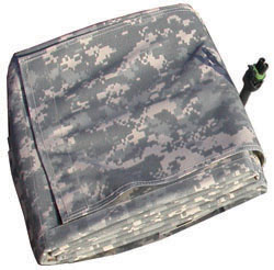 This folding Tactical Solar Panel stows inside the TCW case This folding Tactical Solar Panel stows inside the TCW case